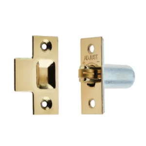 Adjustable Rollerbolt Catches with Brass Roller