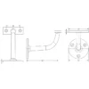 Zinc Handrail Brackets