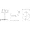 Zinc Handrail Brackets