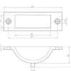 Brass Dust Proof Spring Floor Bolt Socket