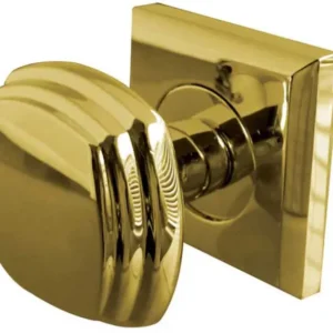 Piazza Mortice Door Knobs on Square Rose