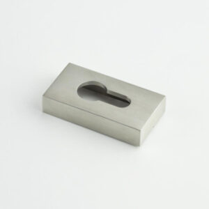 Frelan Hardware CRES Rectangular Euro Keyway Eschutcheon