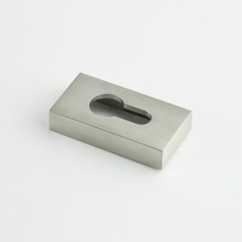 Frelan Hardware CRES Rectangular Euro Keyway Eschutcheon
