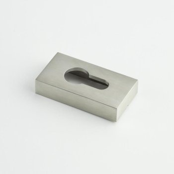 Frelan Hardware CRES Rectangular Euro Keyway Eschutcheon
